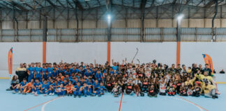 São Bernardo entrega quadra preparada para prática de hóquei e uniformes às equipes de futsal