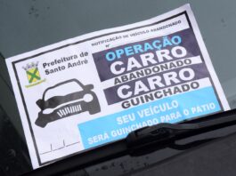 Santo André emite 300 notificações para retirada de veículos abandonados das ruas