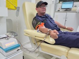 GCM de São Caetano promove mais uma edição da campanha Azul Marinho de doação de sangue