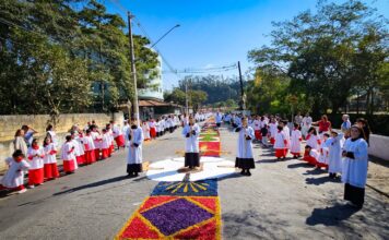 Corpus Christi em Ribeirão Pires terá novo trajeto e programação especial nesta quarta (3) e quinta-feira (4)