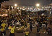 Torcida lota Arraial Solidário de Santo André na estreia da Seleção Brasileira na Copa