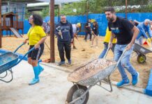 EMEB José da Silva Filho recebe melhorias em mutirão do Transforma Diadema