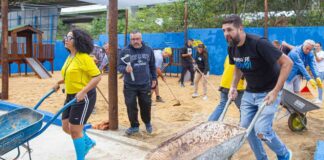 EMEB José da Silva Filho recebe melhorias em mutirão do Transforma Diadema