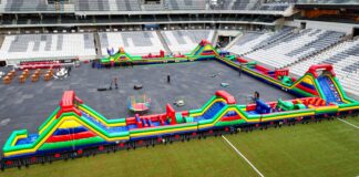Corrida de obstáculos transforma esporte em brincadeira para toda a família no Golden Square Shopping