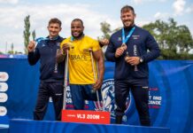 Giovani Vieira, da paracanoagem de São Bernardo, é ouro na Copa do Mundo do Canadá