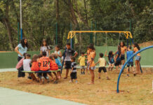 Vila Jurubeba ganha praça-parque com campo de grama sintética, playground e pista de caminhada