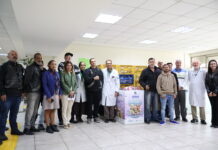 FMABC recebe cerca de 300 quilos de alimentos em ação solidária do Fundo Social e Abutre’s Moto Clube