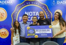 Nota Fiscal de Ouro distribui R$ 59 mil em prêmios para moradores de Diadema
