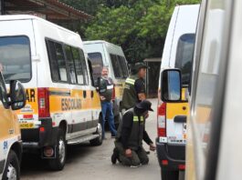 Semasa inicia blitze preventivas do ProAr em frota pública de Santo André
