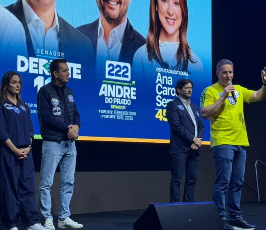Paulo Serra defende Derrite e André para o Senado: “Só na cidade, são 28 anos sem”
