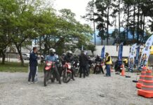Santo André promove ação com motociclistas durante Mês da Mobilidade