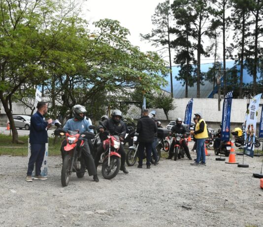 Santo André promove ação com motociclistas durante Mês da Mobilidade