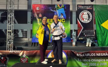 Professor de Ribeirão Pires conquista ouro no ParaTaekwondo