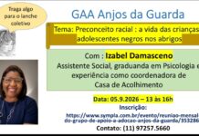 Grupo Anjos da Guarda promove encontro gratuito sobre crianças e adolescentes negros em acolhimento