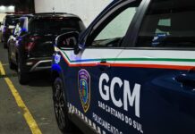Com apoio do Smart Sanca, GCM de São Caetano prende homem por roubo de veículo com arma falsa