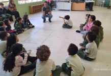 Educação ambiental mobiliza 39 alunos na Escola Municipal Engenheiro Carlos Rohm II