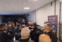 Consórcio ABC leva comandos das GCMs para conhecer centro de treinamento com simulação de eventos reais