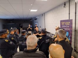 Consórcio ABC leva comandos das GCMs para conhecer centro de treinamento com simulação de eventos reais