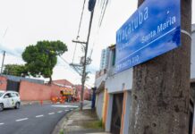 Secretaria de Mobilidade de Santo André implementa mão única em rua do bairro Santa Maria