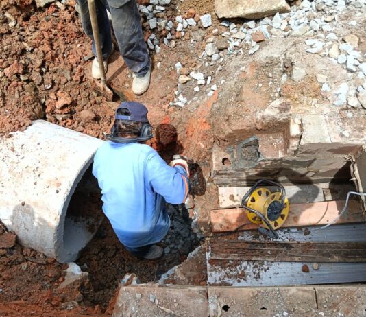 Ribeirão Pires inicia construção de caixa pluvial e galeria na Quarta Divisão