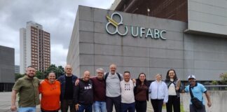 Consórcio ABC realiza visita técnica à UFABC para preparar Simpósio de Esporte e Lazer