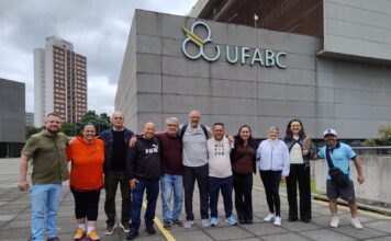 Consórcio ABC realiza visita técnica à UFABC para preparar Simpósio de Esporte e Lazer