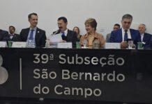 Milton Bigucci é homenageado como paraninfo de novos advogados na OAB de São Bernardo do Campo